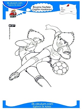 Çocuklar İçin Tsubasa Boyama Sayfaları 